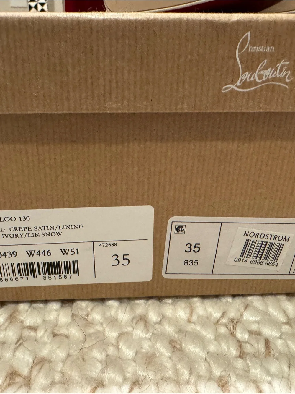 Used Christian Louboutin Sandaloo Silk Satin Platform Sandal